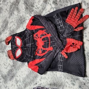 Size 8-10 miles Morales Spiderman costom.